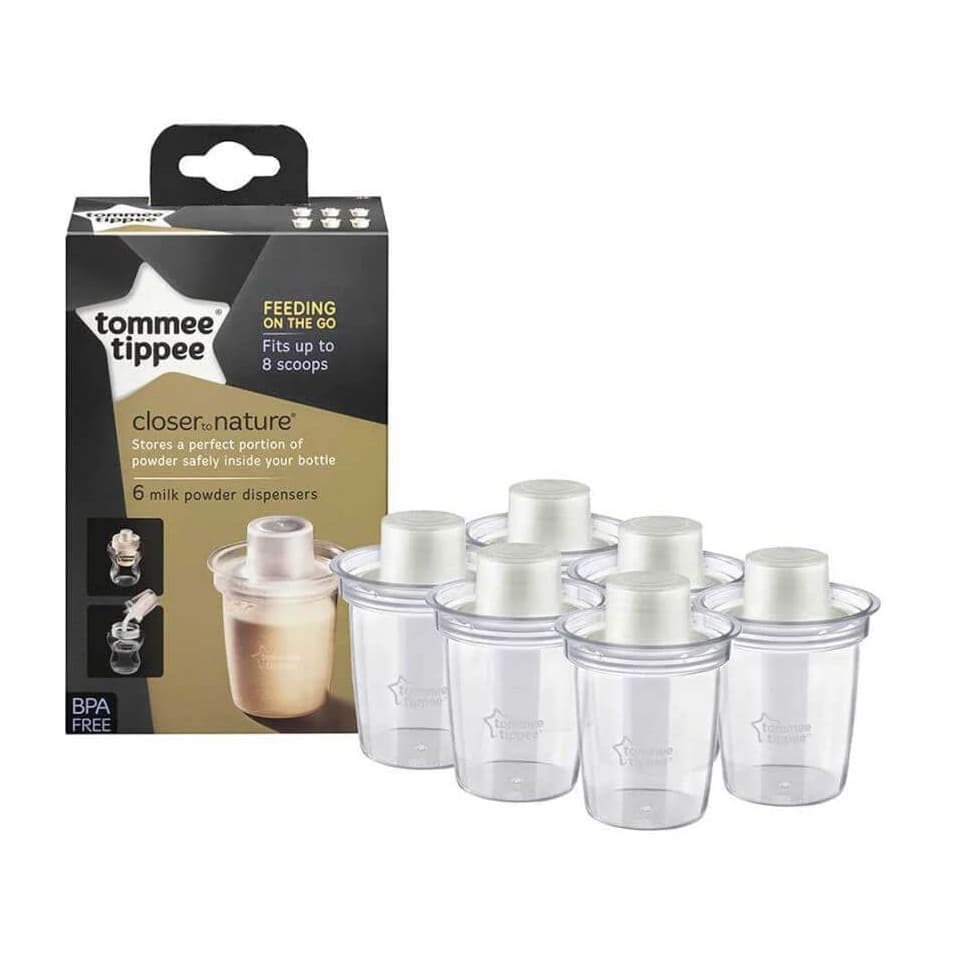Tommee Tippee Milk Powder Dispenser - 6 Pcs