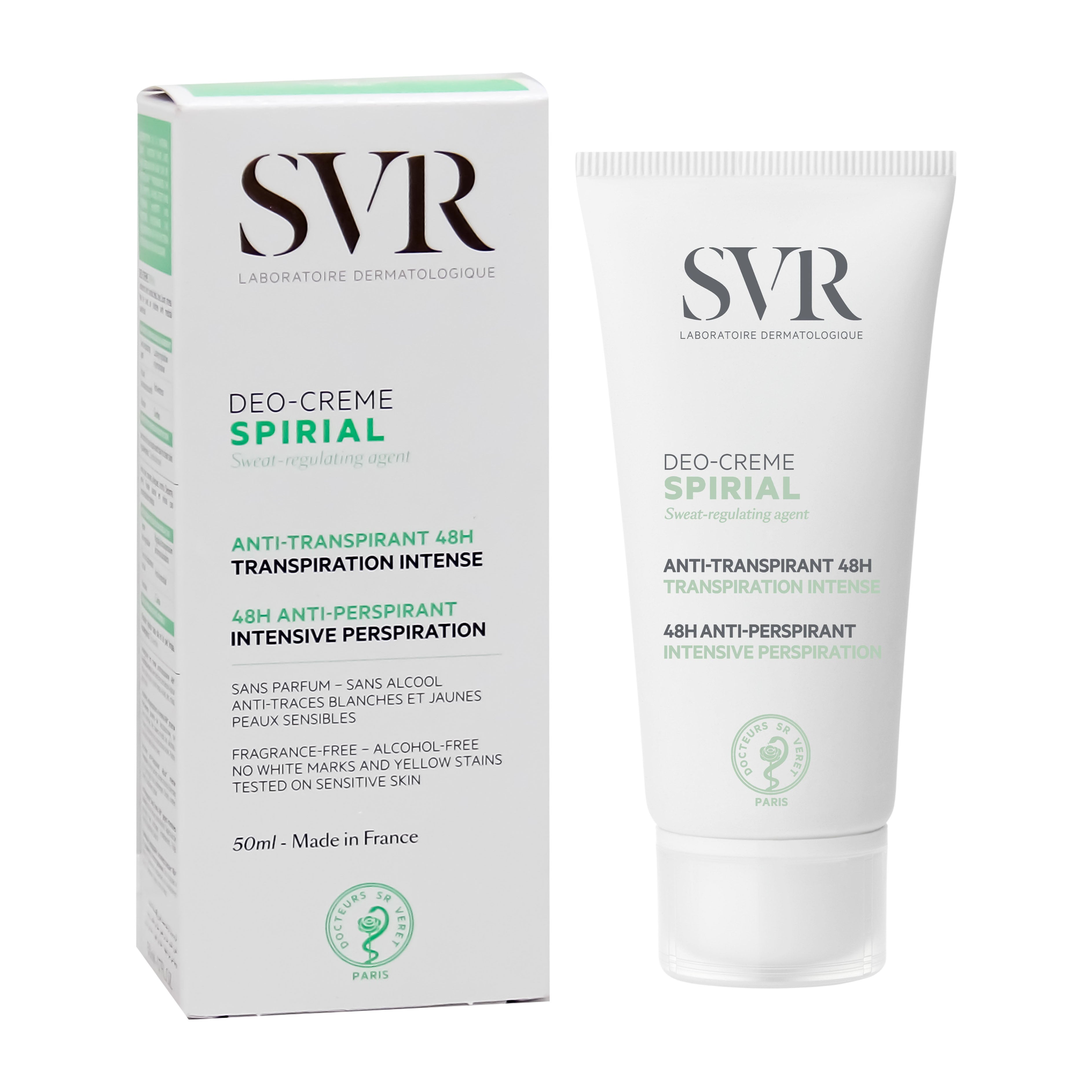 Svr Spirial Deo-Creme 48H Antiperspirant Cream - 50ml