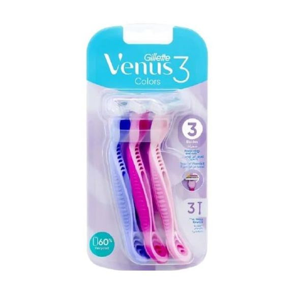 Gillette Venus 3 Women's Disposable Razors - 3 Razors