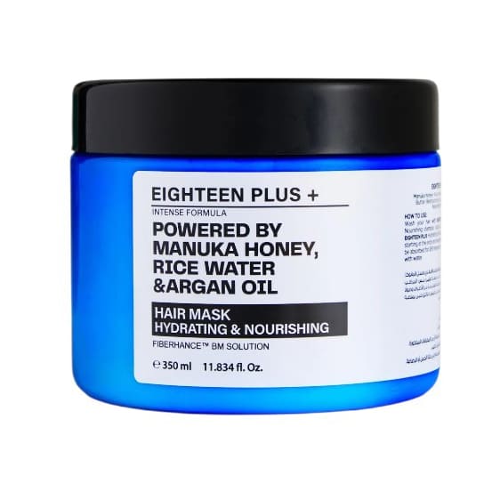 18 Plus Hydrating Hair Mask - 350ml - Bloom Pharmacy