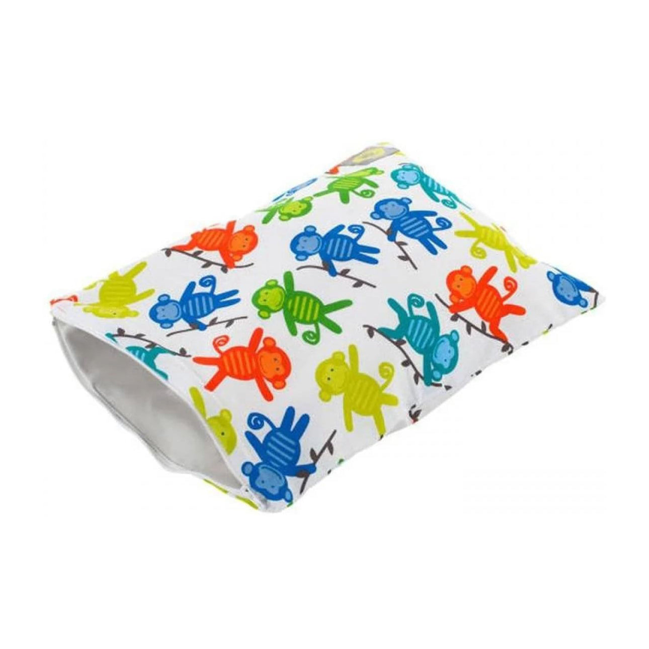 Itzy Ritzy Travel Happens Sealed Large Wet Bag – Monkey Mania