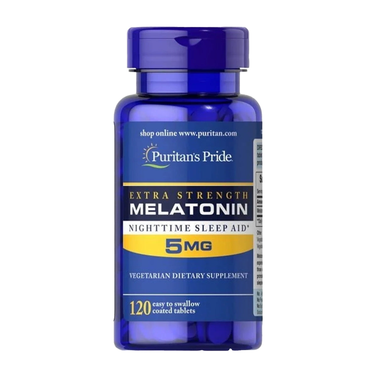 Puritan's Pride Melatonin 5 Mg Tablets - 120 Tablets