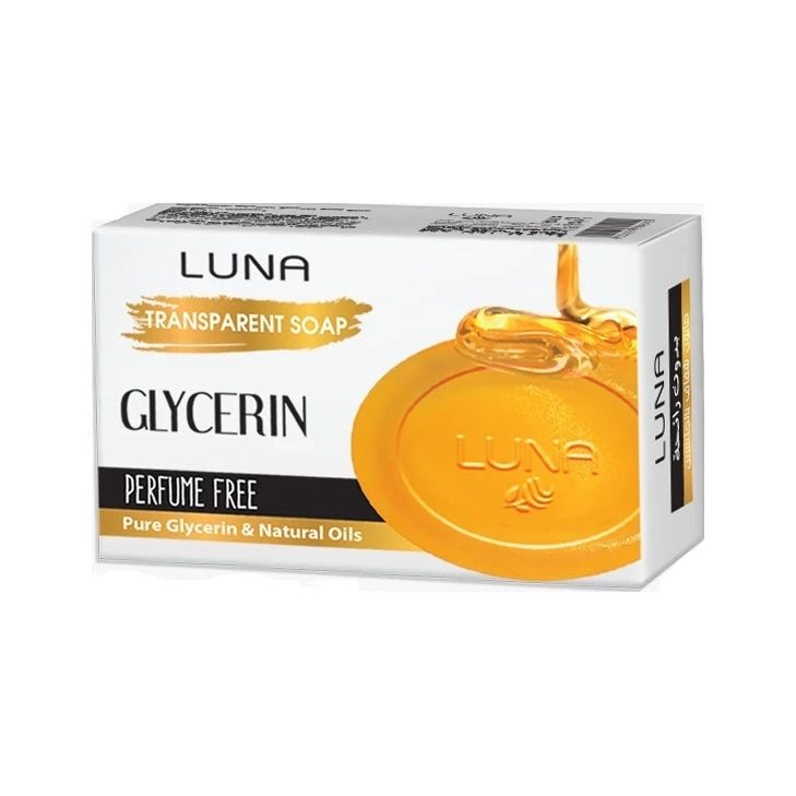Luna Glycerin Transparent Perfume Free Soap – 115gm