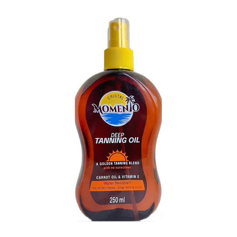Momento Deep Tanning Oil With Carrot Oil & Vitamin E - 250ml