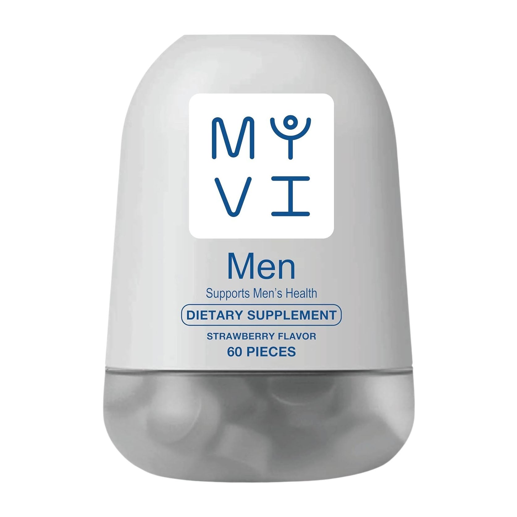 Myvi Men Dietary Supplement Gummies Strawberry Flavor - 60 Pcs