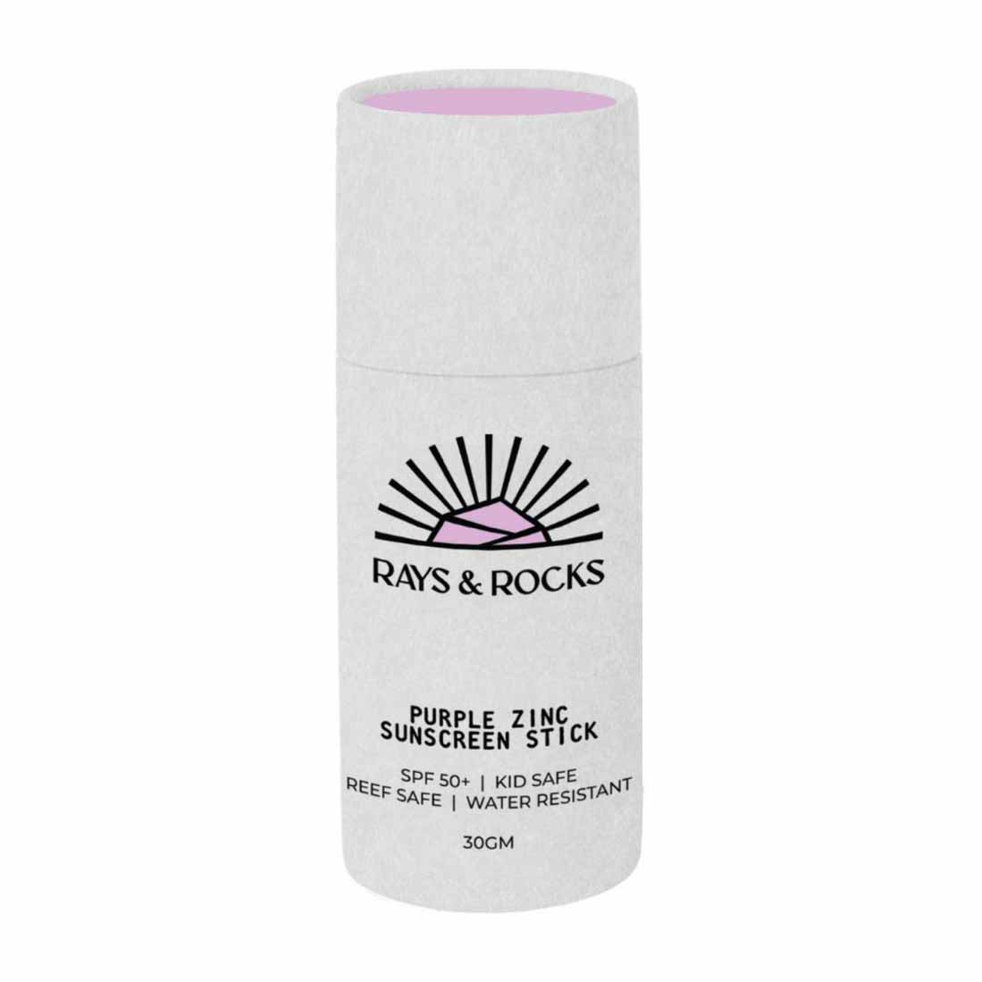 Rays & Rocks Purple Zinc SPF 50+ Sunscreen Stick - 30gm