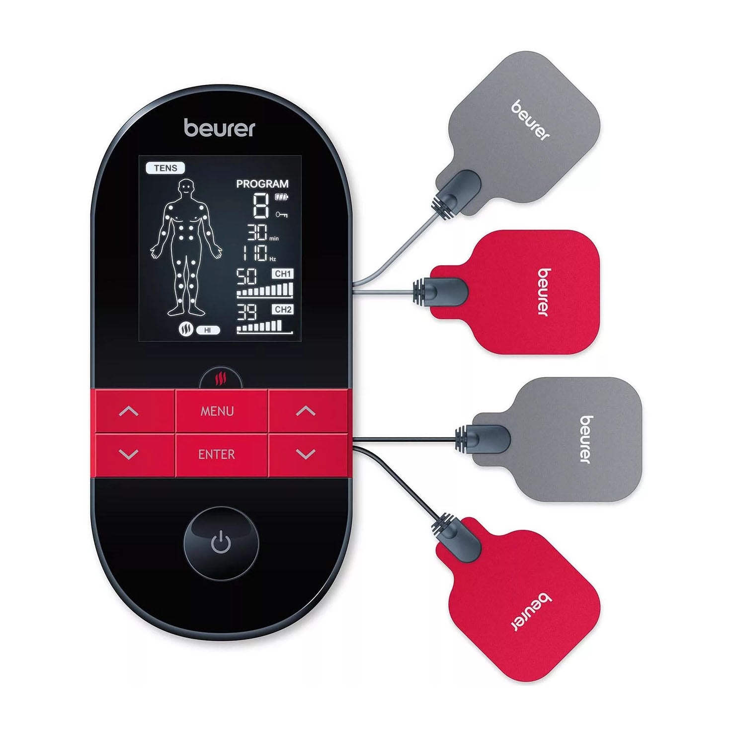 Beurer Em 59 Heat Digital Tens/Ems Unit - Black