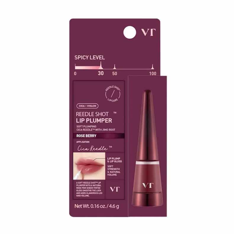 Vt Reedle Shot Lip Plumper Rose Berry - 4.6gm
