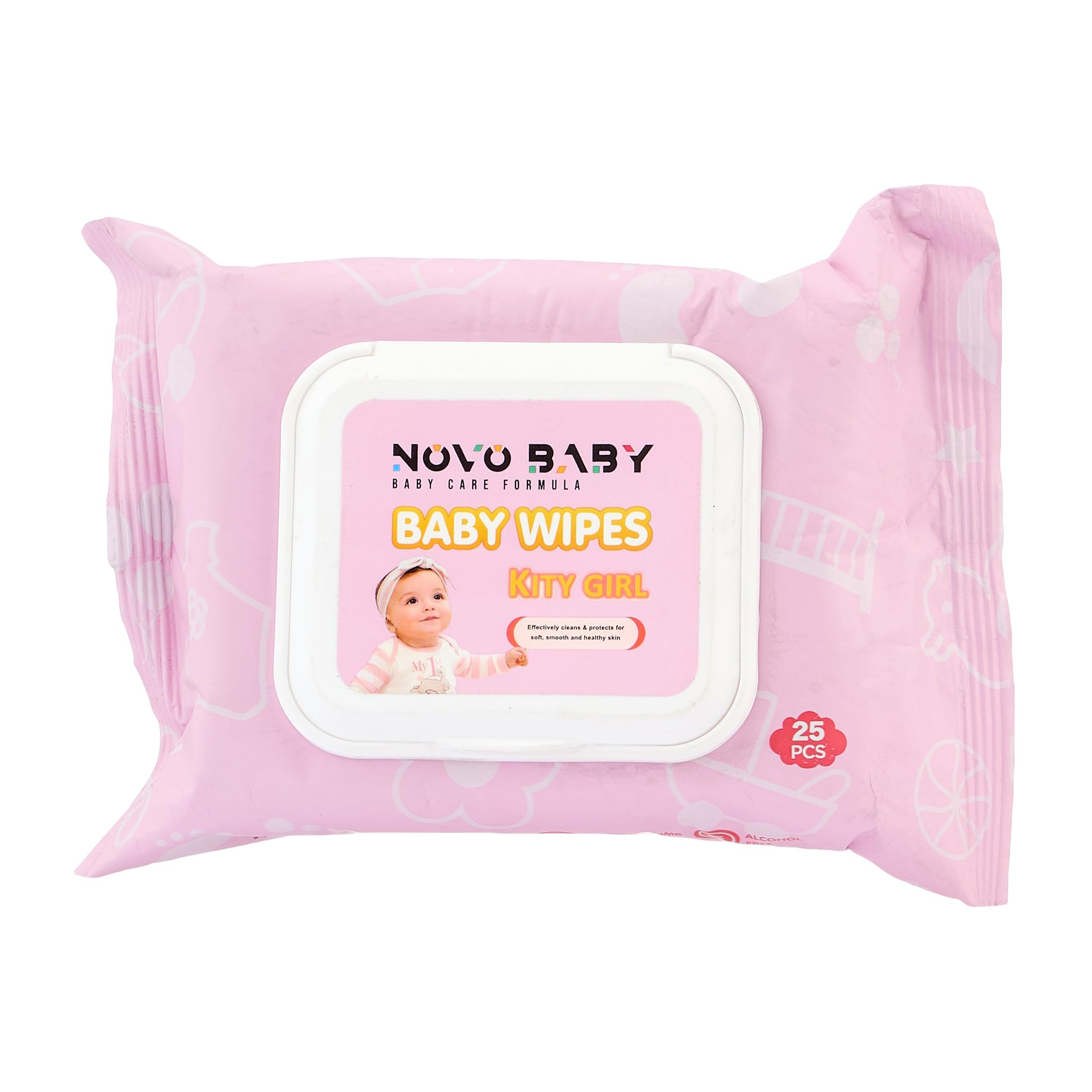 Novo Baby Kity Girl Baby Wipes