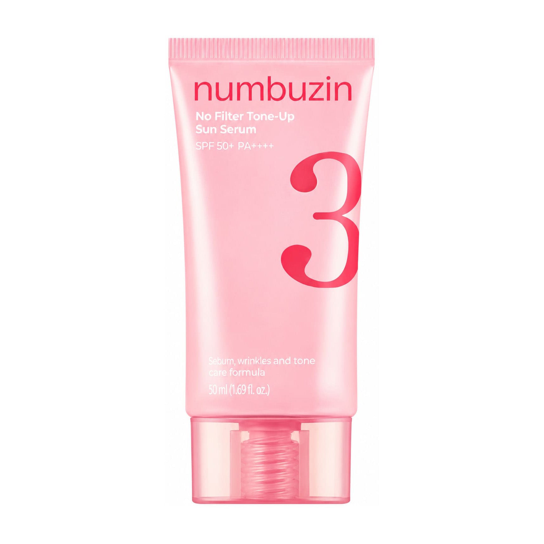 Numbuzin No.3 No Filter Tone Up SPF 50+ Sun Serum - 02 Glow