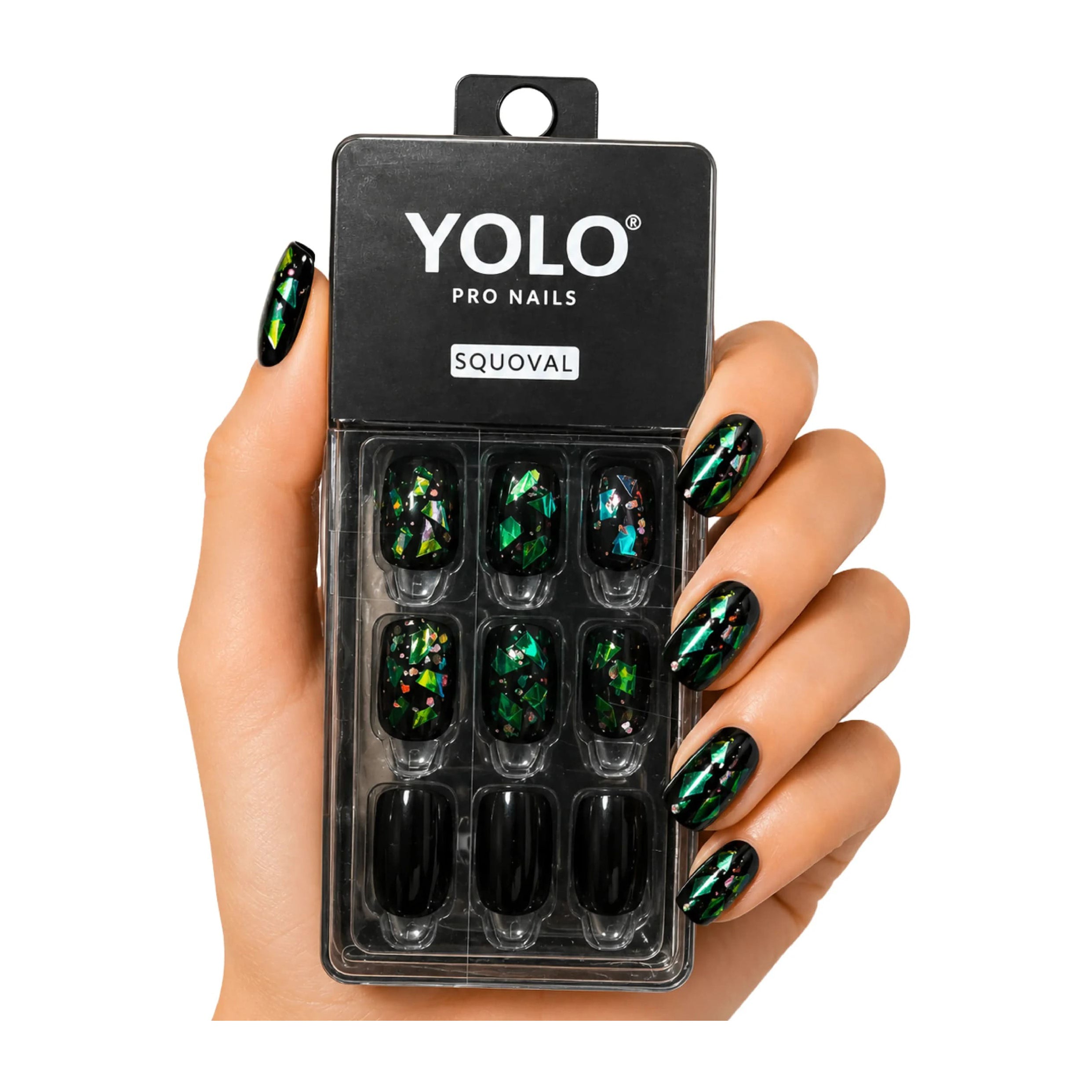 Yolo Squoval Short Pro Nails - SS-115-Lunar