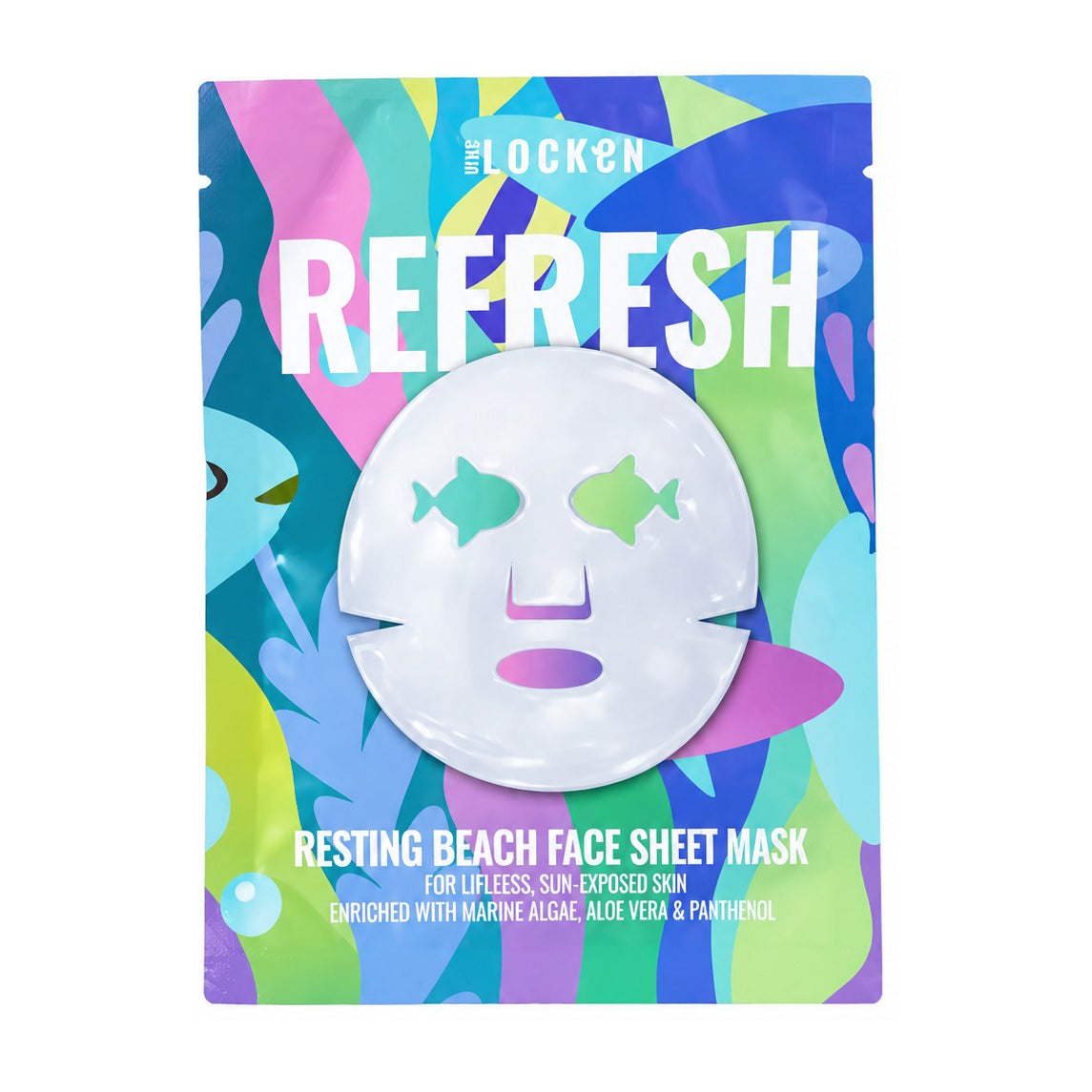 Locken Refresh Resting Beach Face Face Sheet Mask - 1 Sheet