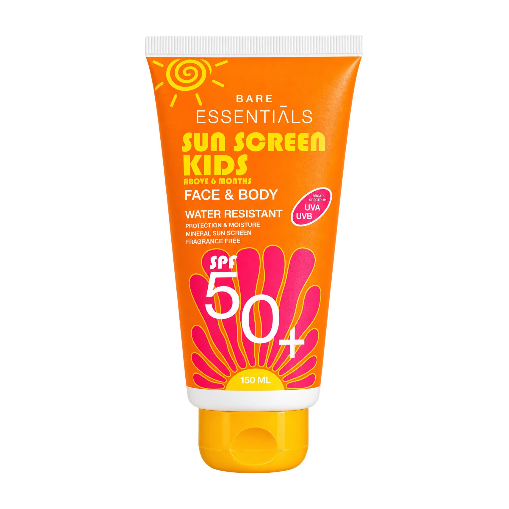 Essentials SPF 50+ Sunscreen For Kids - 150ml