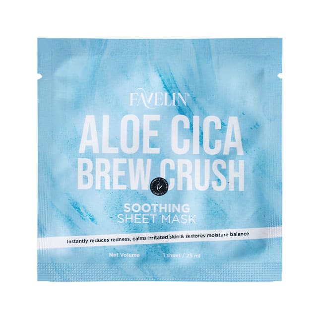 Favelin Aloe Cica Brew Crush Smoothing Sheet Mask - 1 Sheet