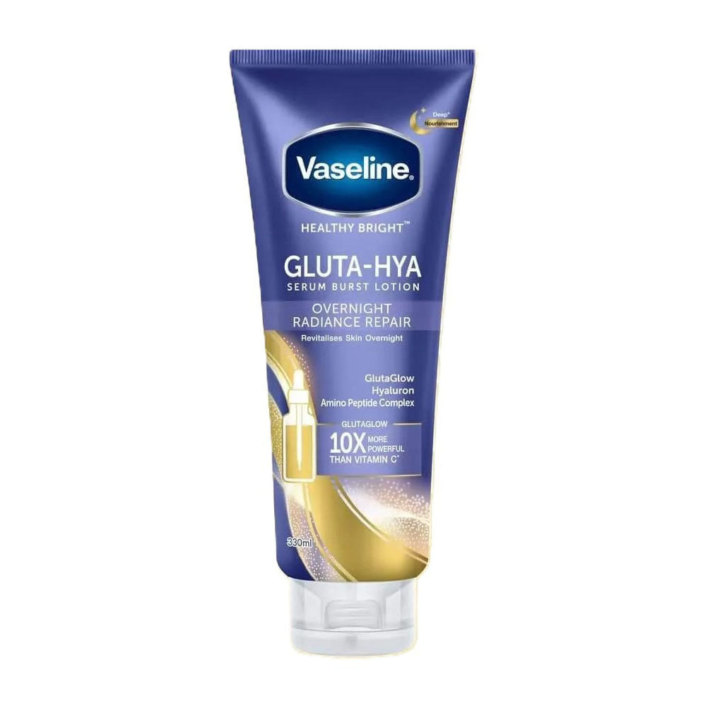 Vaseline Gluta-Hya Overnight Radiance Repair Serum Burst Lotion - 330ml