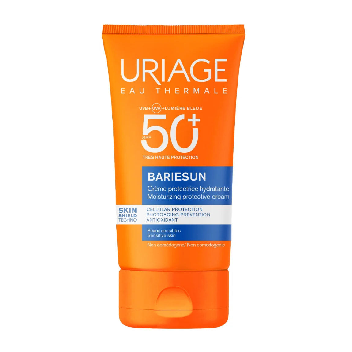 Uriage Bariésun Unscented Moisturizing Cream SPF 50+ Sunscreen For Sensitive Skin - 50ml