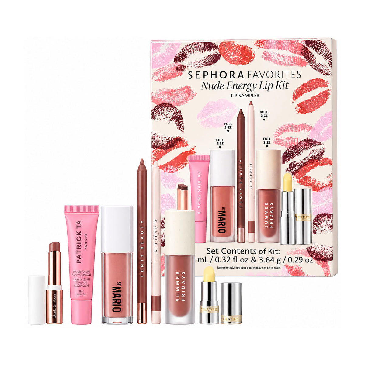 Sephora Favorites Nude Energy Lip Kit Makeup Set