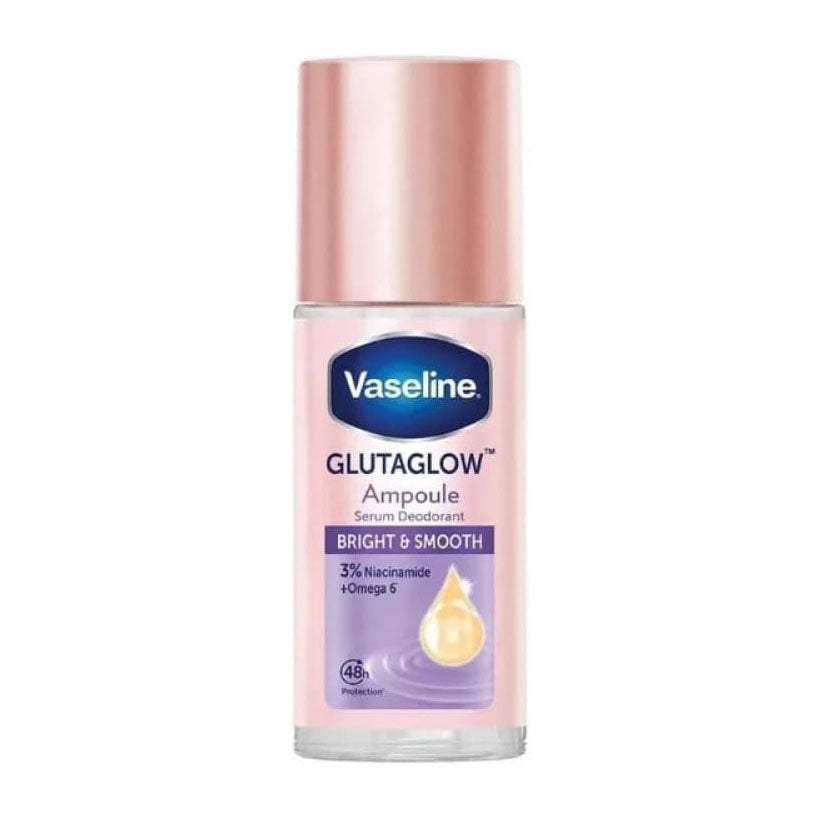 Vaseline GlutaGlow Bright & Smooth 48H Serum Deodorant Roll on - 45ml
