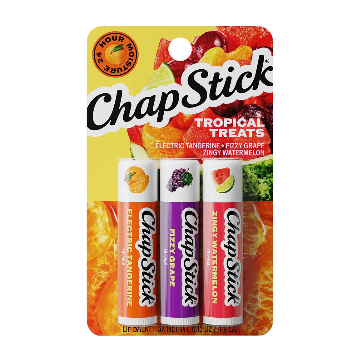 ChapStick Tropical Treats Variety Lip Balm - 3 Pcs