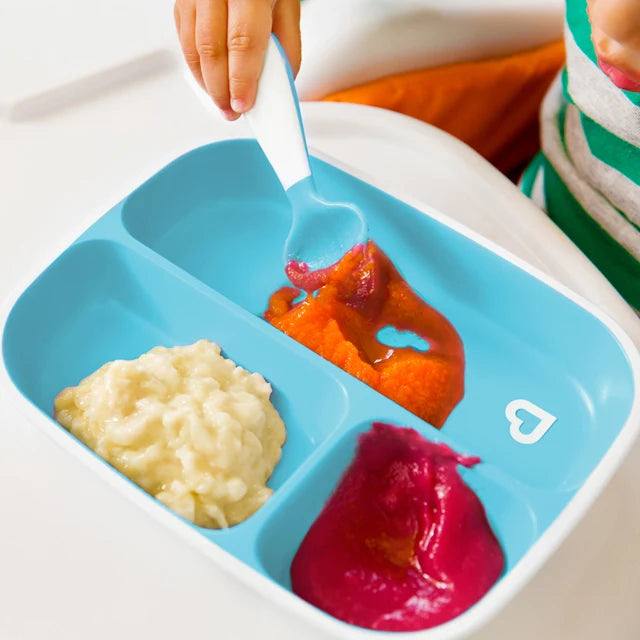 Munchkin Splash Toddler Bowls & Plates Dining Set - Blue & Green