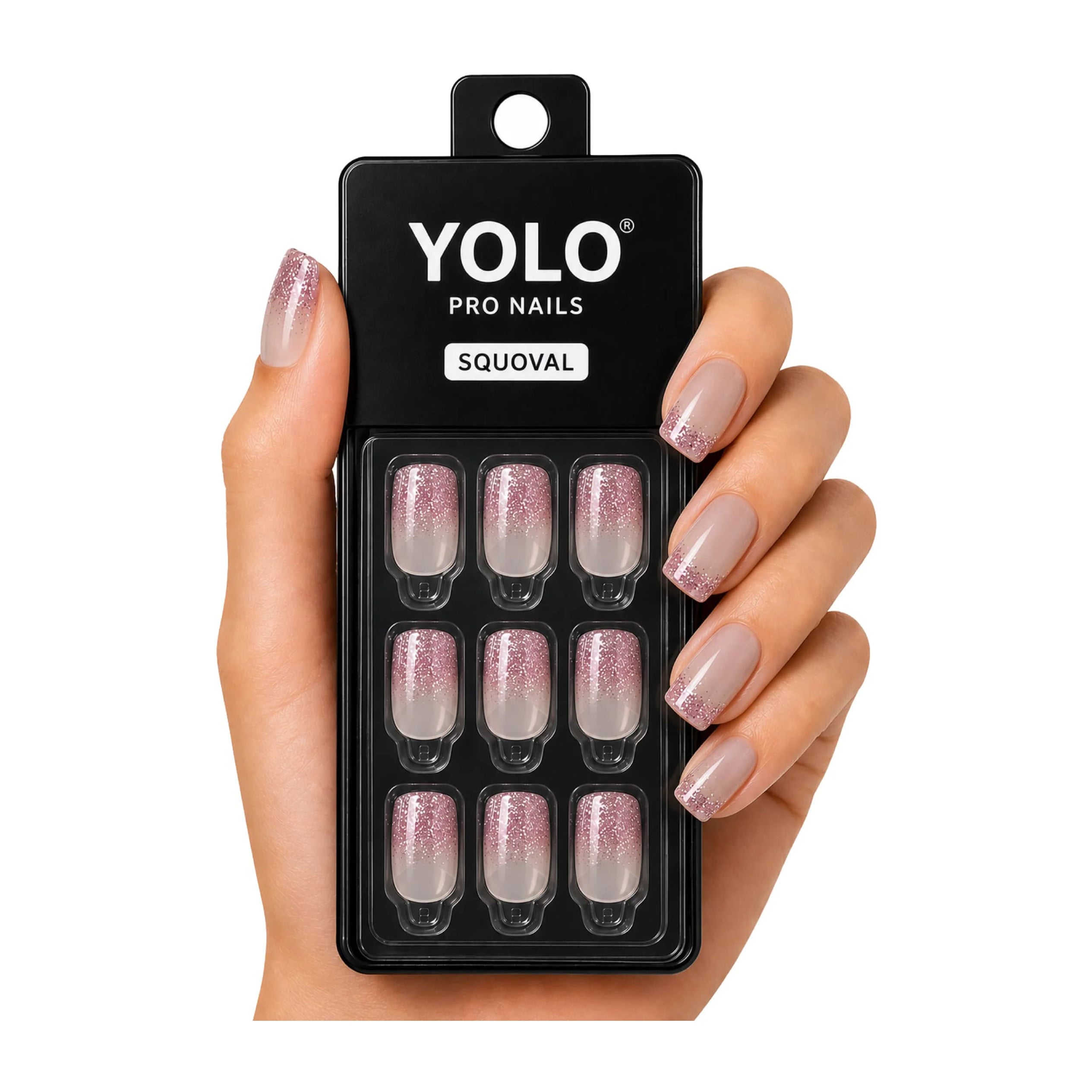 Yolo Squoval Short Pro Nails - SS-120-Mochi