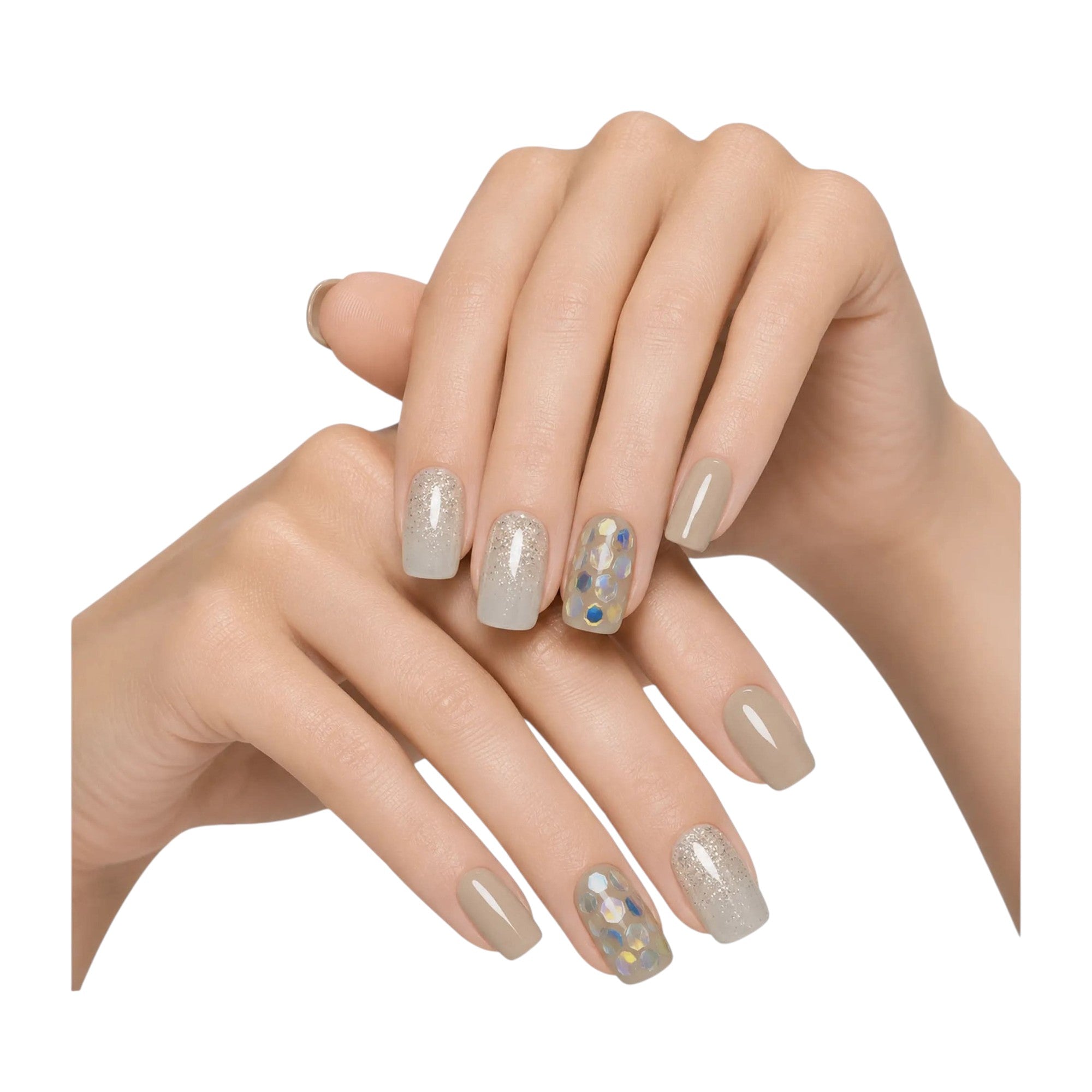 Yolo Squoval Short Pro Nails - SS-134-Golden Hour