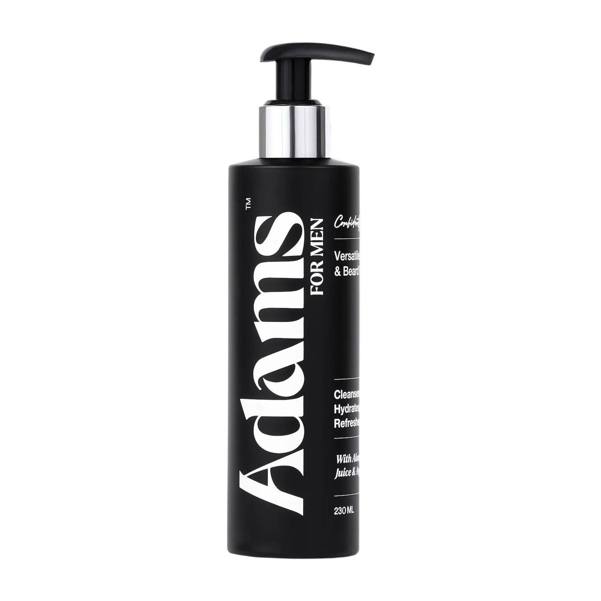 Adams For Men Versatile Face and Beard Wash - 230ml - Bloom Pharmacy