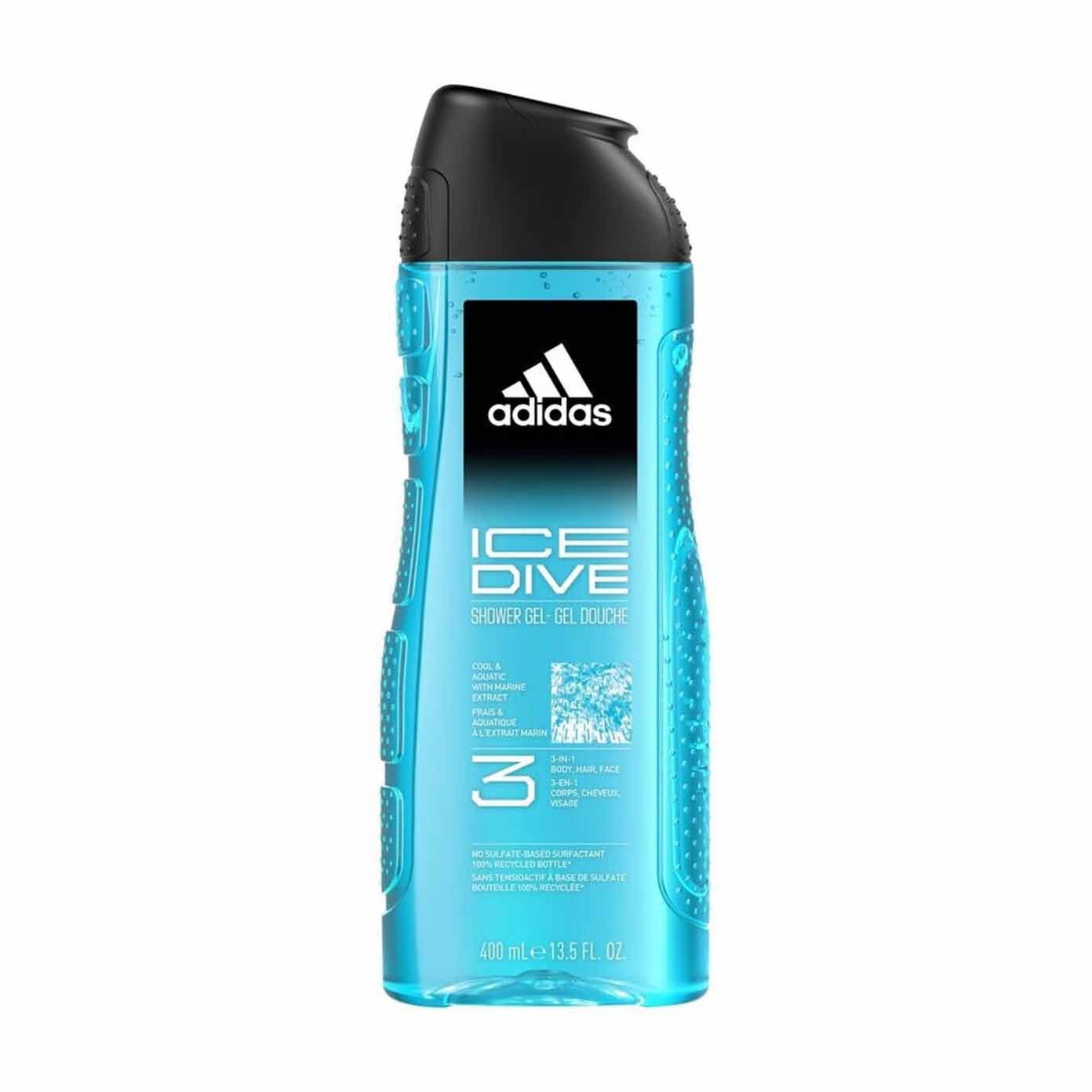 Adidas Ice Dive 3 In 1 Shower Gel - 400ml - Bloom Pharmacy