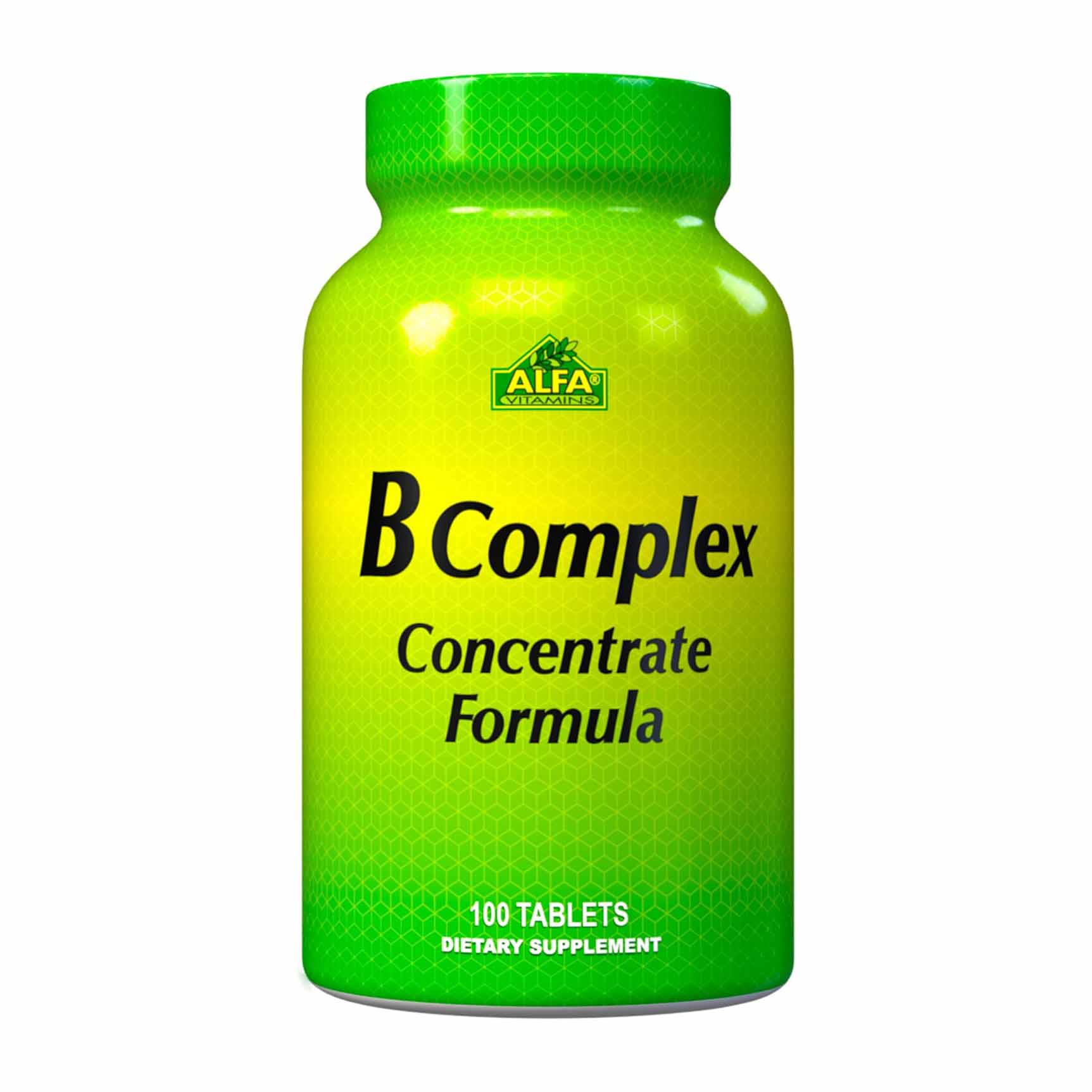Alfa Vitamins B complex Formula Tablets - 100 Tablets - Bloom Pharmacy