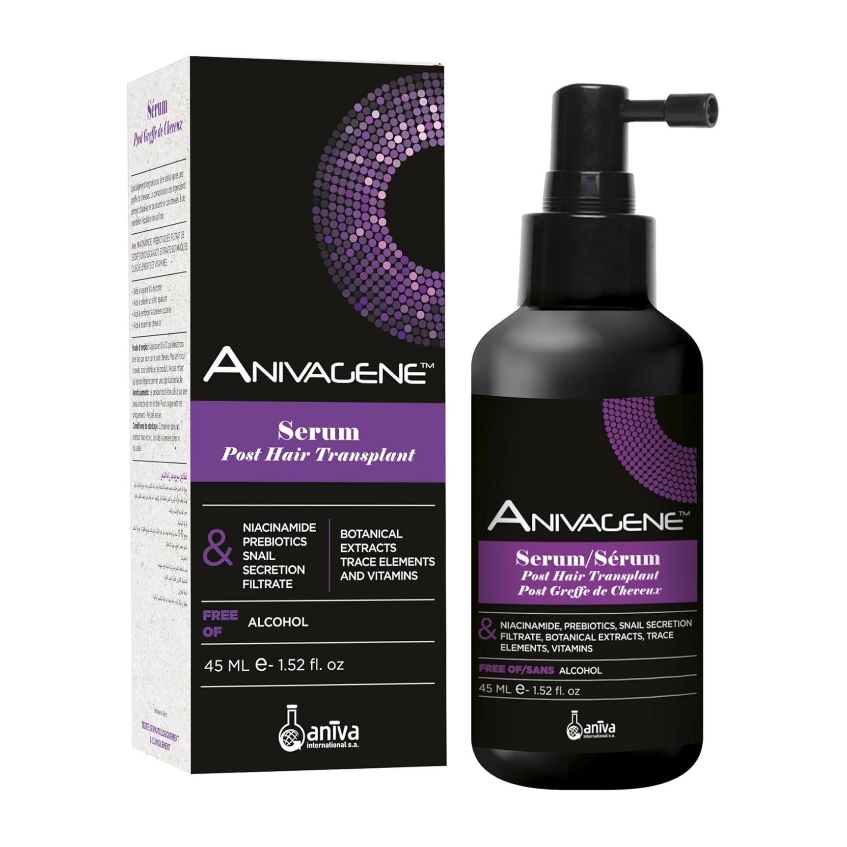 Anivagene Post Hair Transplant Serum - 45ml - Bloom Pharmacy
