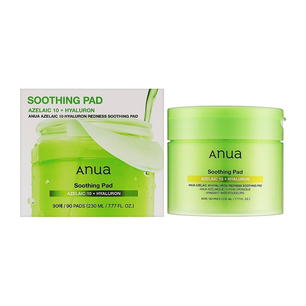 Anua Azelaic 10 Hyaluron Redness Soothing Pad - 90 Pads - Bloom Pharmacy