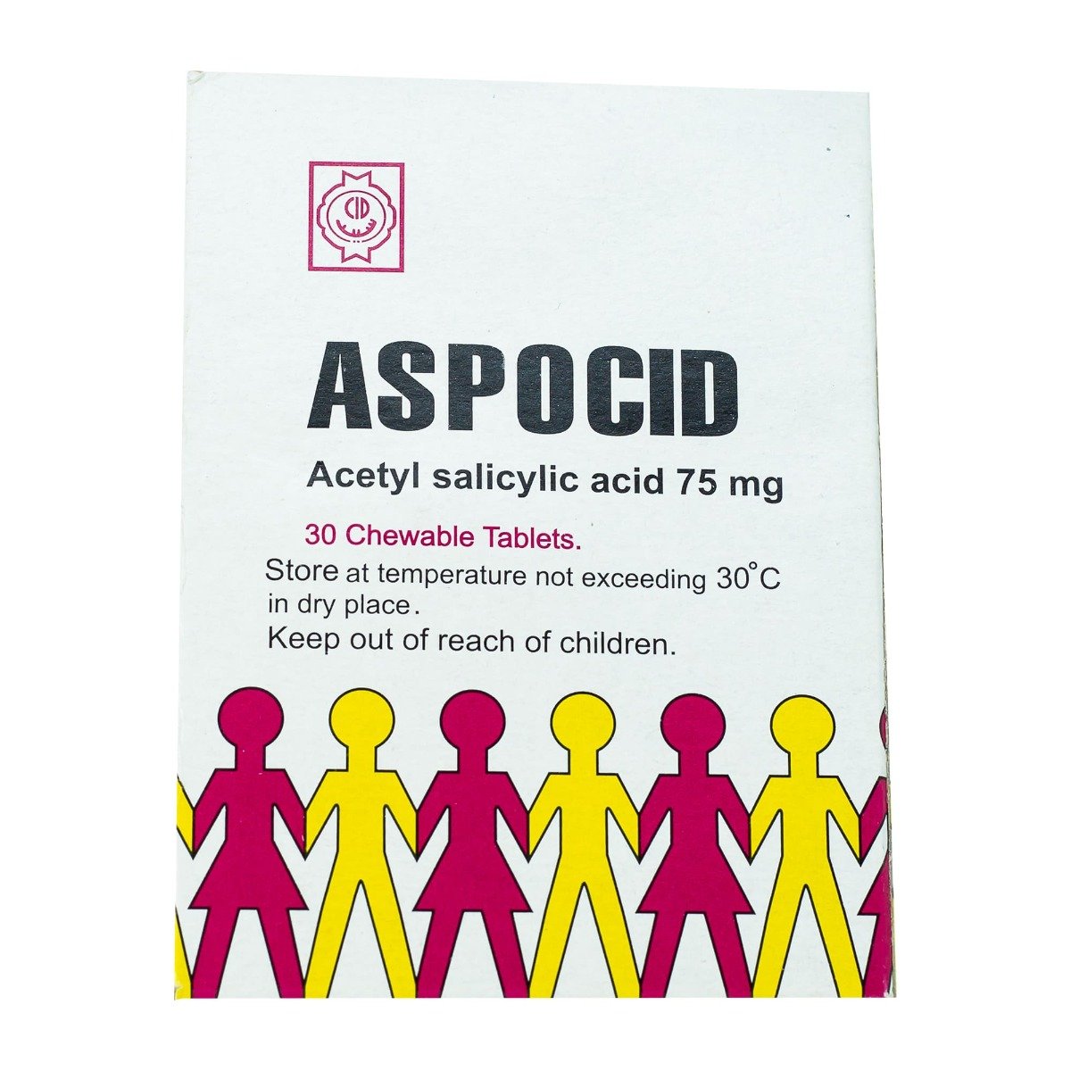 Aspocid 75 mg - 30 Chewable Tablets - Bloom Pharmacy