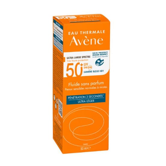 Avene Fluid SPF 50+ Sunscreen - 50ml - Bloom Pharmacy