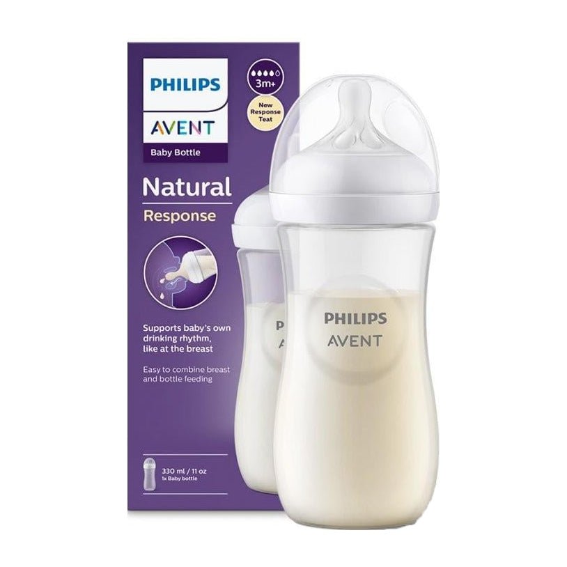 Avent Natural Response Baby Bottle 3m+ - 330ml - Bloom Pharmacy