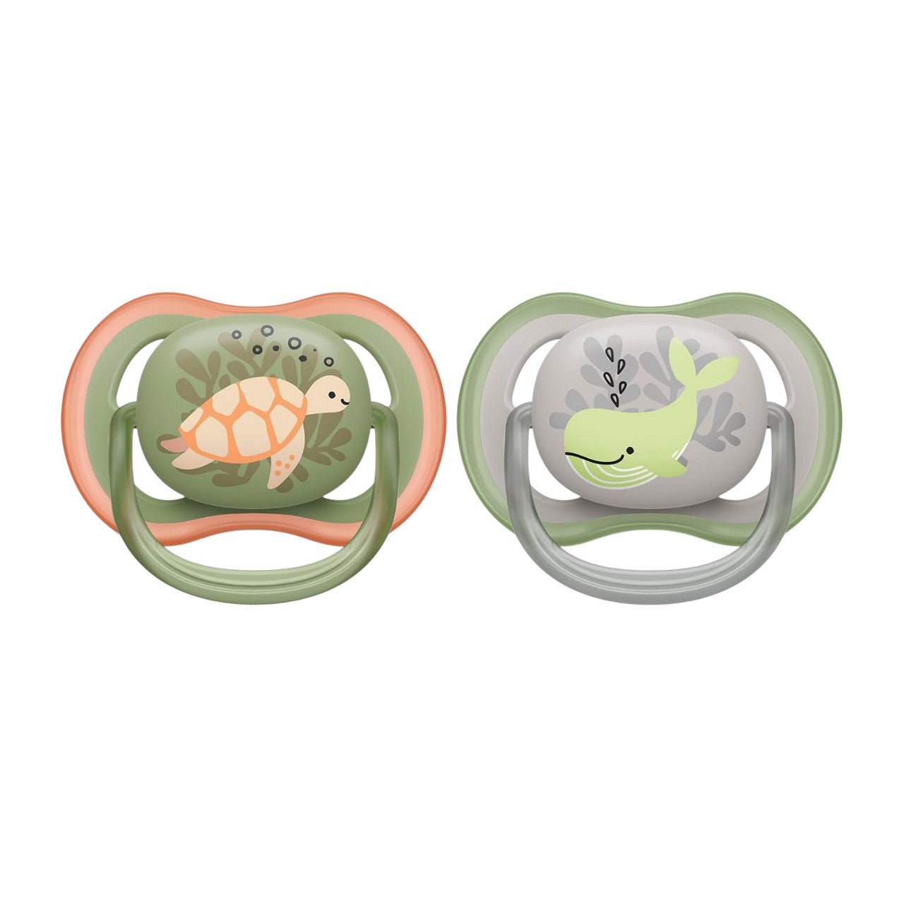 Avent Ultra Air Animals Pacifier 6 - 18m - Turtle & Whale - Bloom Pharmacy