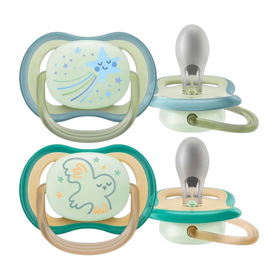 Avent Ultra Air Nighttime Pacifier (0 - 6m) - Boys - Bloom Pharmacy