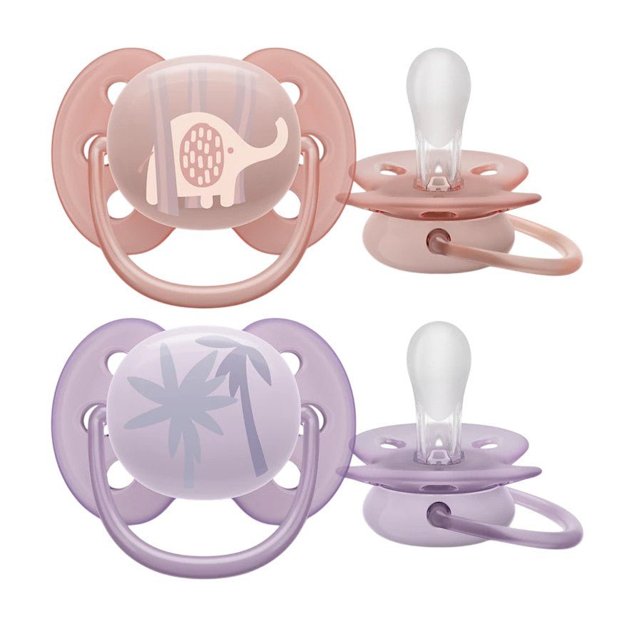 Avent Ultra Soft 0 - 6m Pacifier - 2 Pack - Bloom Pharmacy