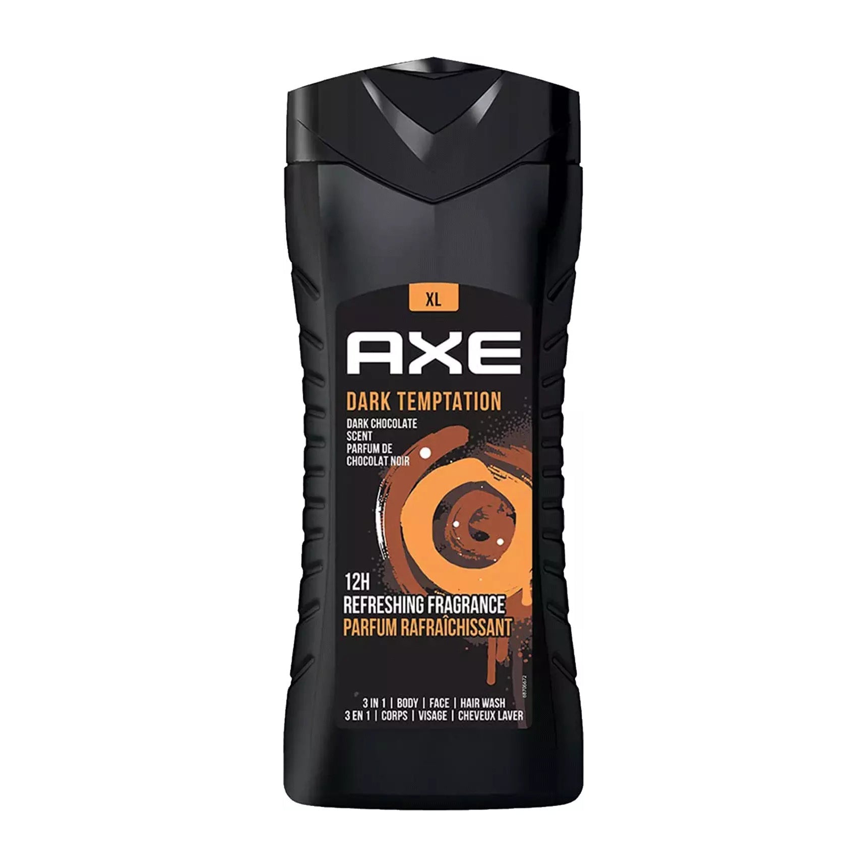 Axe Dark Temptation Body 3 In 1 Body, Face And Hair Wash - 400ml - Bloom Pharmacy