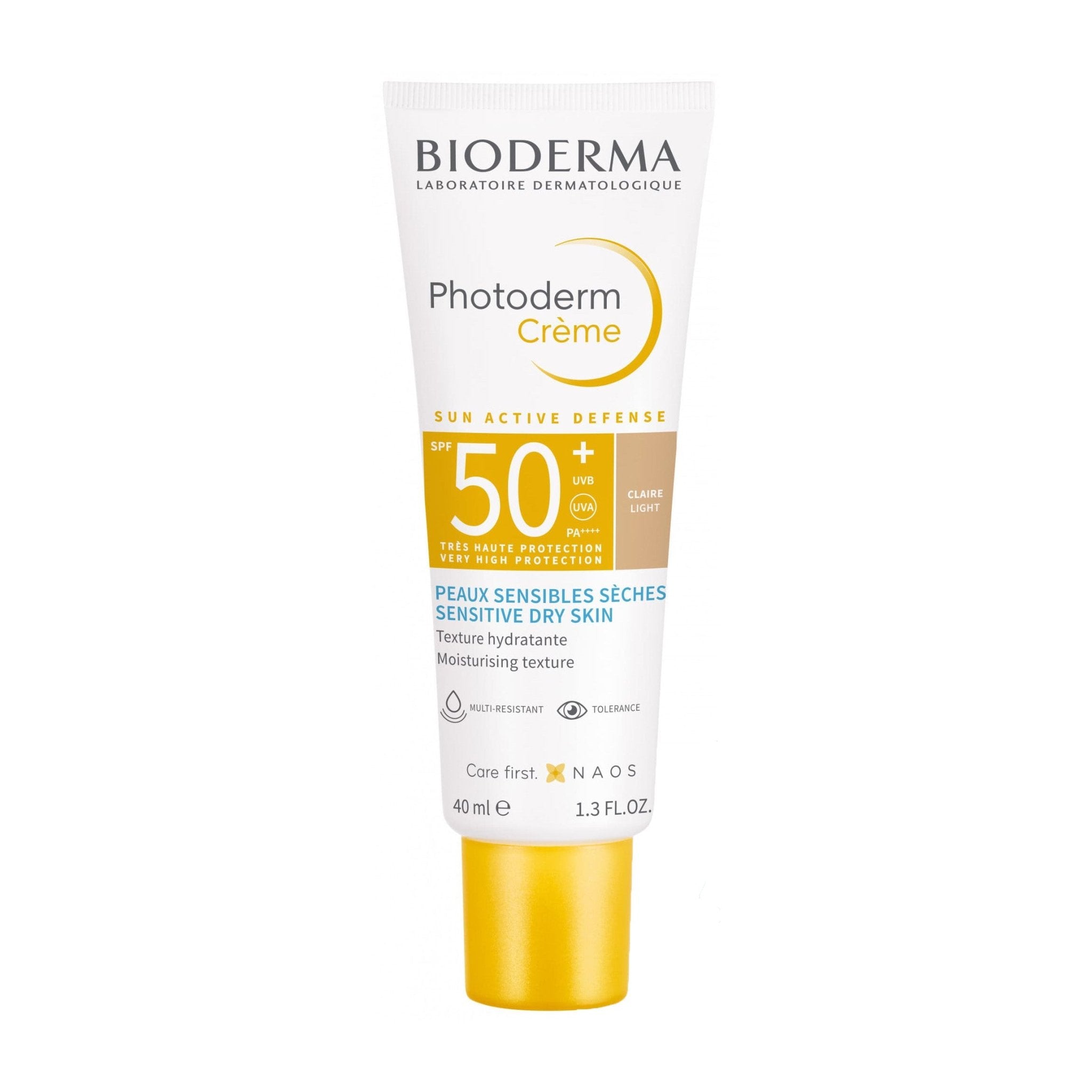 Bioderma Photoderm SPF 50+ Claire Light Cream For Sensitive Dry Skin - 40ml - Bloom Pharmacy
