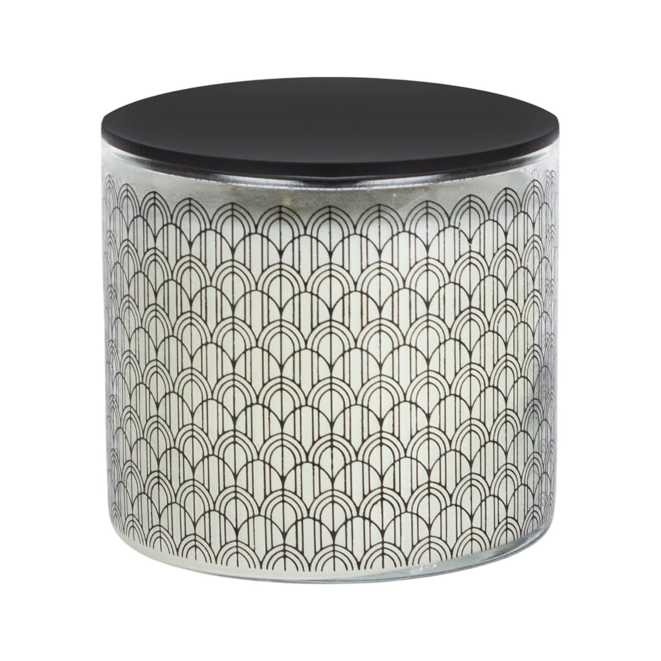Candle Connection Black Oud Scented Candle Waves Black Glass - Bloom Pharmacy