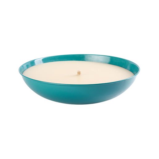 Candle Connection Large Lemon Scented Mosquito and Flying Insect Repellant Citronella Candle Bowl - Teal - Bloom Pharmacy