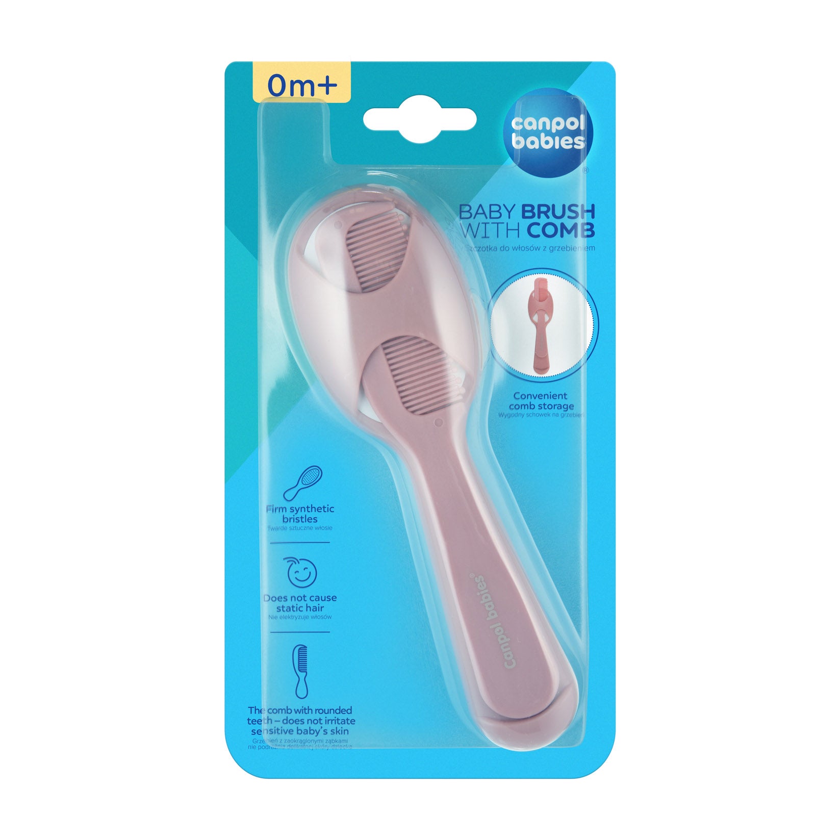 Canpol Babies Baby Brush With Comb (0m+) - 2Pcs - Bloom Pharmacy