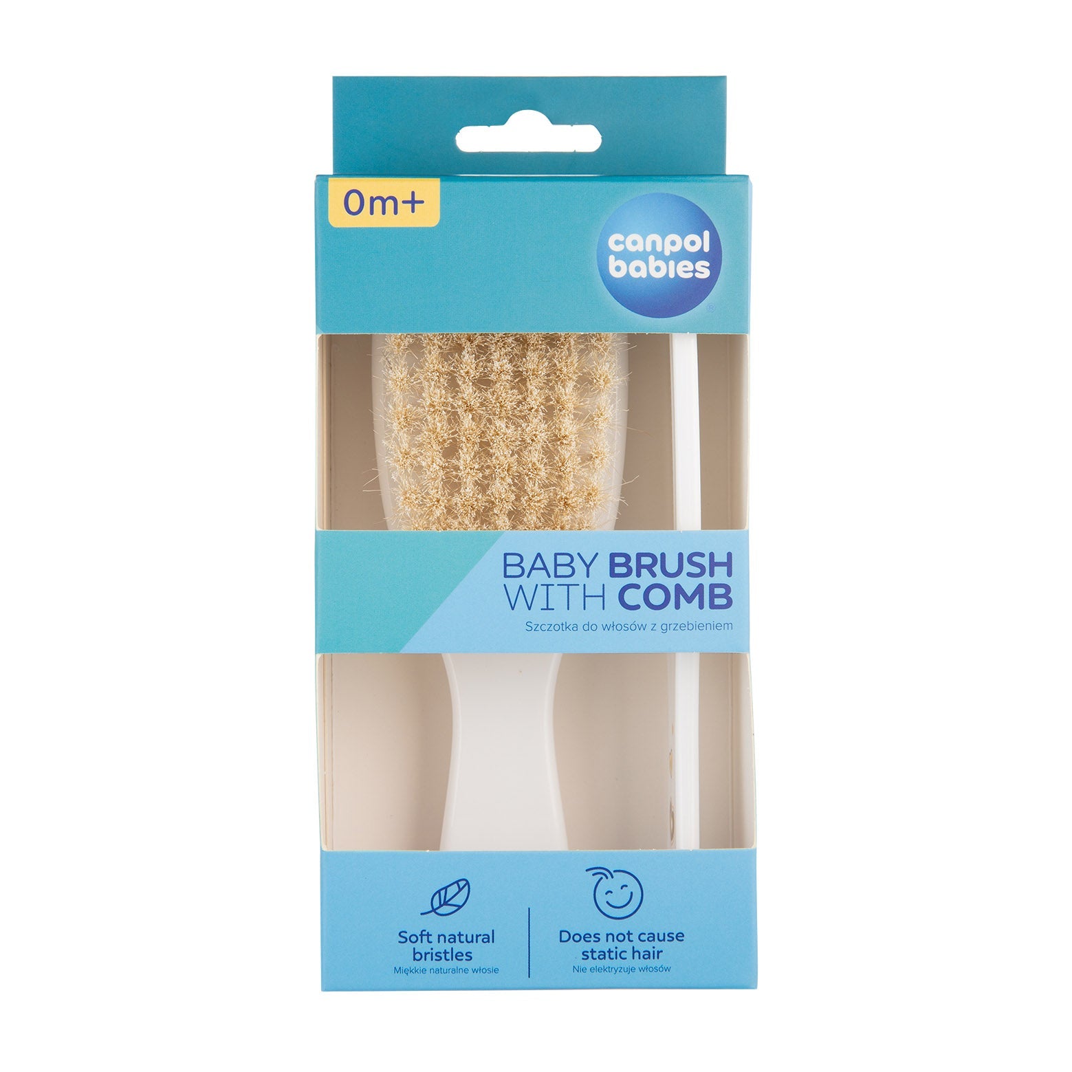 Canpol Babies Baby Brush With Comp (0m+) - 2Pcs - Bloom Pharmacy