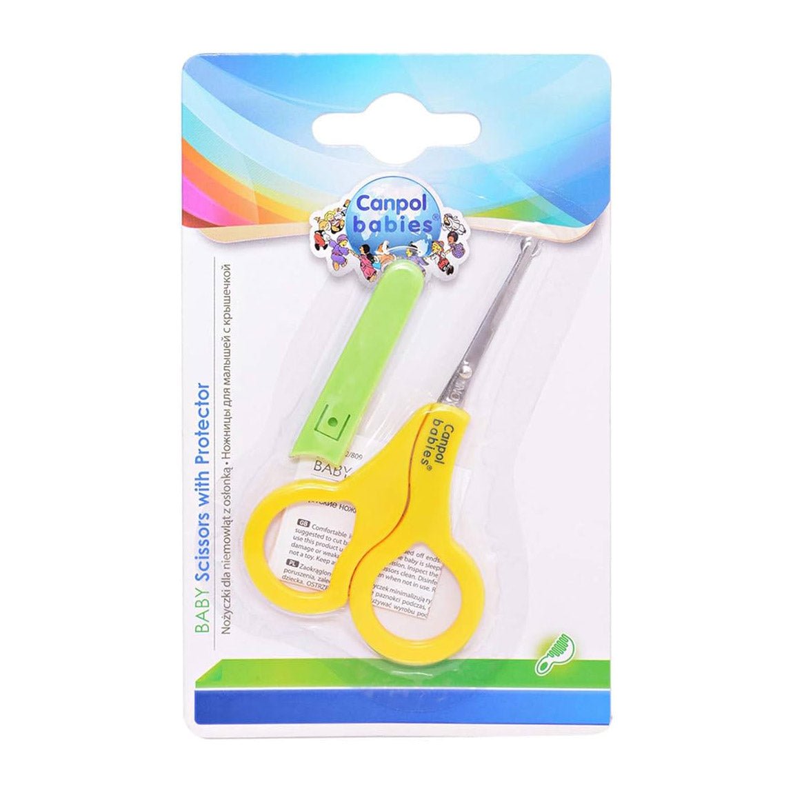 Canpol babies Round Tip Baby Nail Scissors with Cover - Bloom Pharmacy