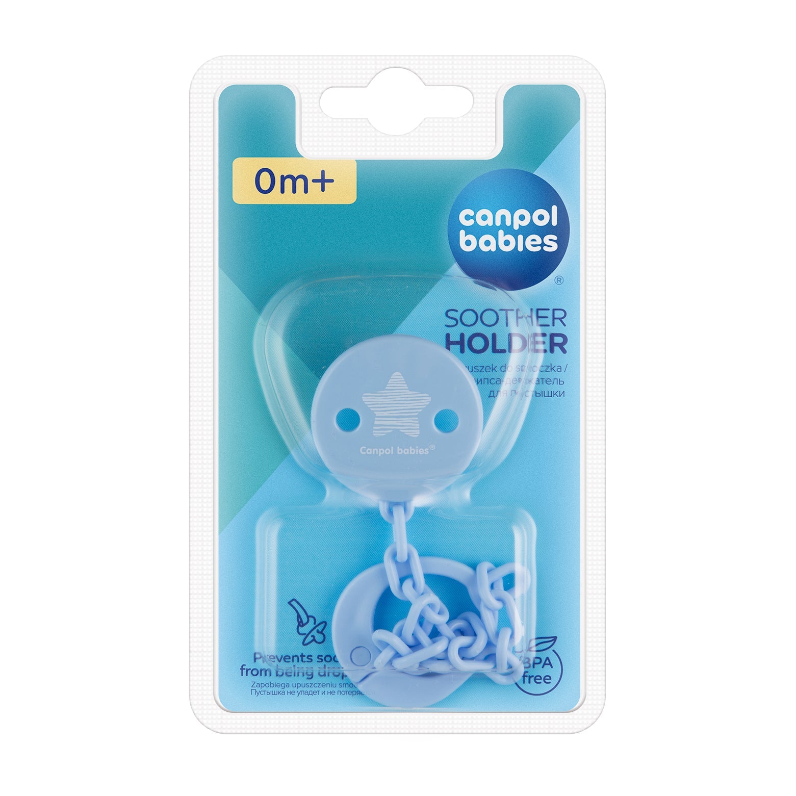 Canpol babies Soother Holder Pastelove (0m+) - Bloom Pharmacy