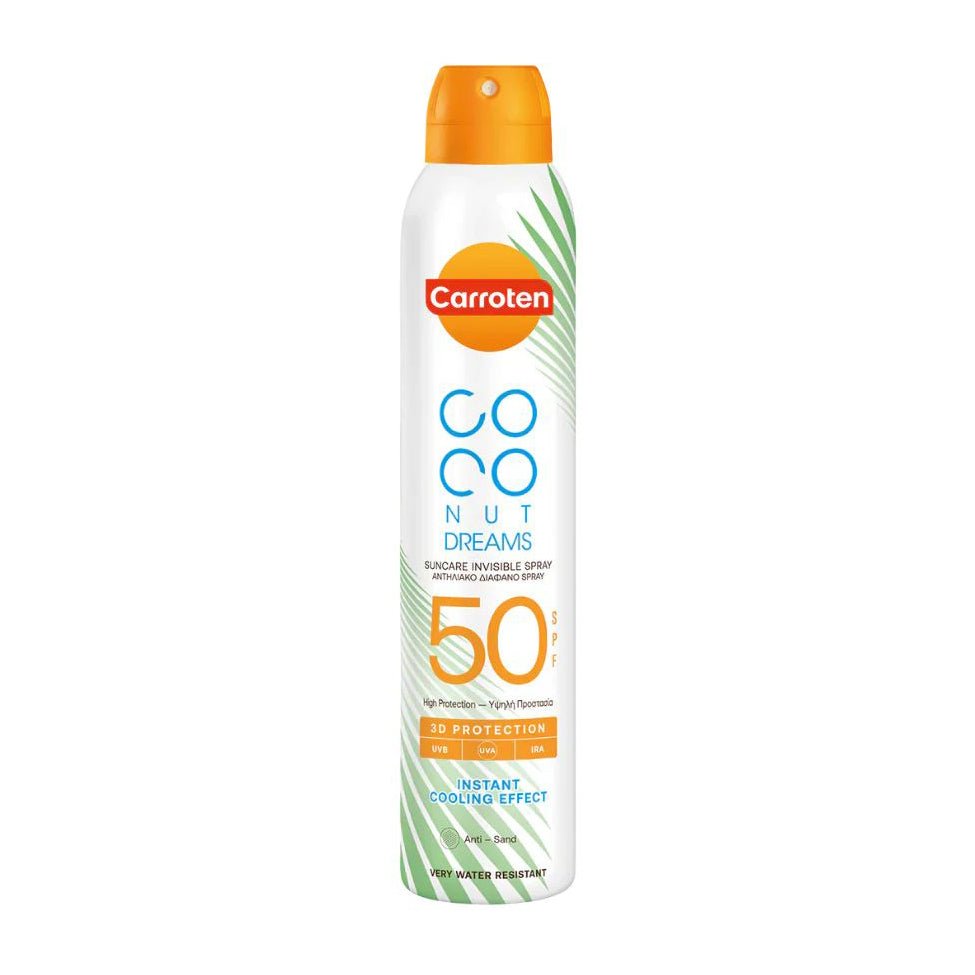 Carroten Coconut Dreams SPF 50 Sunscreen Invisible Spray – 200ml - Bloom Pharmacy