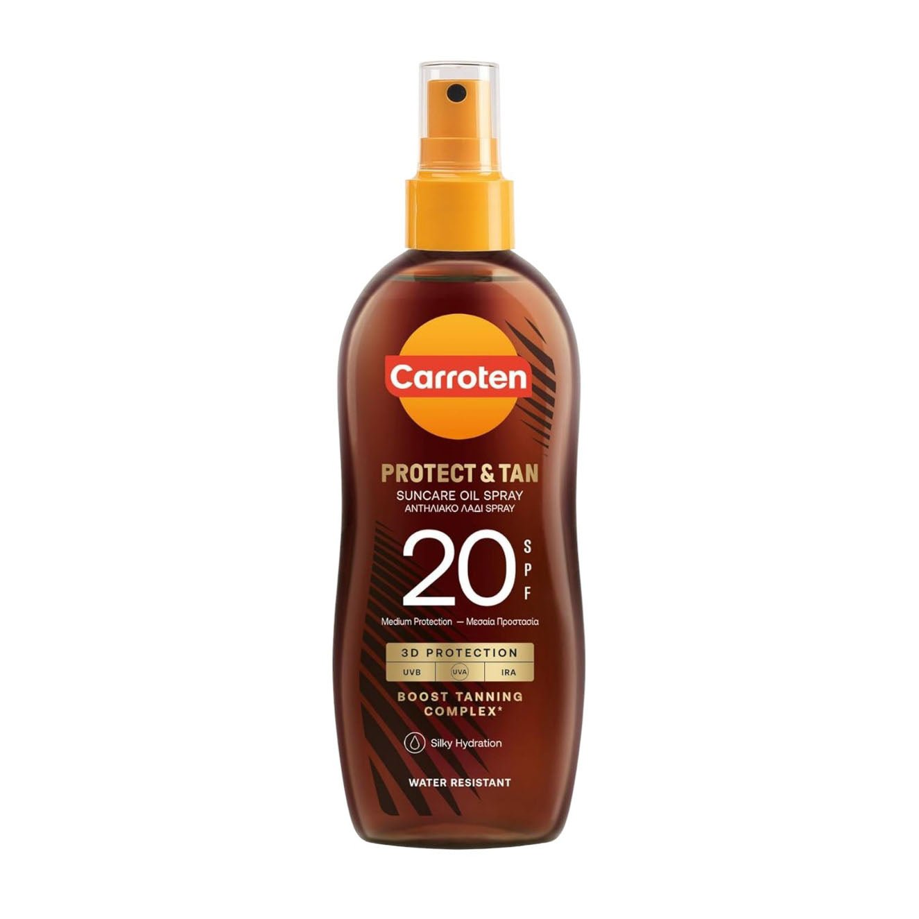 Carroten Protect & Tan SPF 20 Suncare Oil Spray - 150ml - Bloom Pharmacy