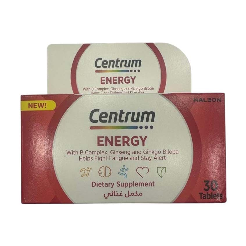 Centrum Energy Multivitamins Tablets - 30 Tablets - Bloom Pharmacy