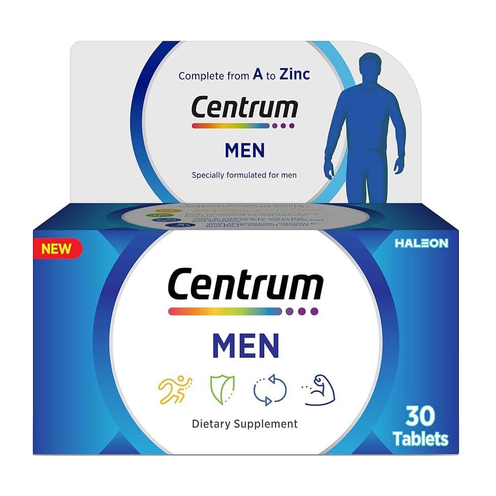 Centrum Men Multivitamins - 30 Tablets - Bloom Pharmacy