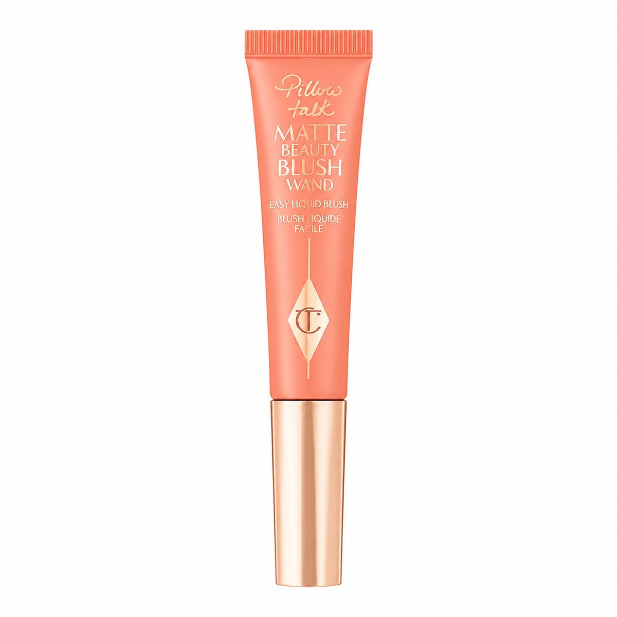 Charlotte Tilbury Matte Beauty Blush Wand Pillow Talk Peach Pop Liquid Blusher - 12ml - Bloom Pharmacy